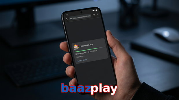 Main screen of Baazplay apk page for PK players