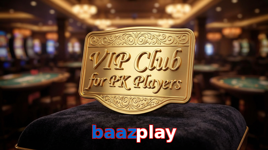 Main screen of Baazplay vip page for PK players